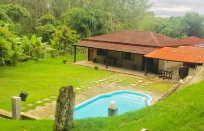 Chácara / sítio com 3 quartos à venda no centro, santa branca , 1200 m2 por r$ 455.000