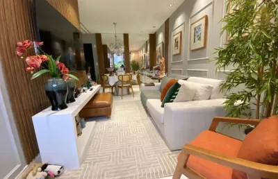 Caminho das árvores, 73 m², 2 quartos, suíte, sanitário social, varanda.