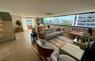 Pituba - cobertura duplex à venda - alto do parque - 177 m² - andar alto - vista livre