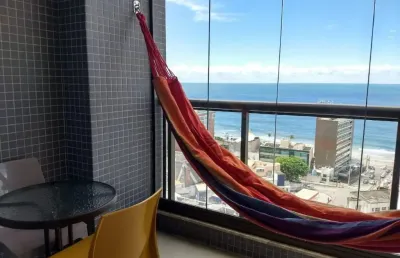 Studio nobarra premium - 1/4 e sala, vista mar, mobiliado, 24 m², andar alto,1 banheiro,1 vaga