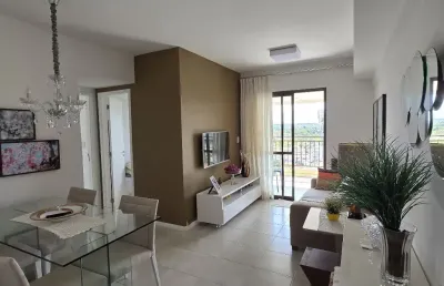 Apartamento à venda no stupendo piatã - mobiliado - 2/4 - 1 suíte - 67.74 m² - 1 vaga - ventilado