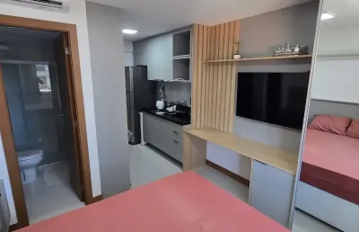Apartamento a venda no zn barra - 19 m² - mobiliado - excelente investimento para aluguel