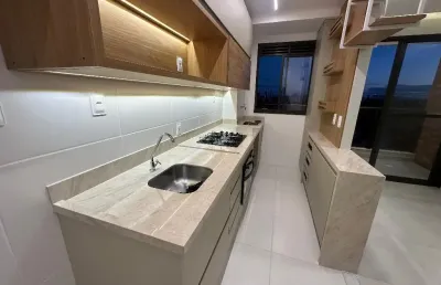 Cabula | apartamento para aluguel - 2/4 - 1 suíte - 51 m² - armários planejados - 1 vaga - varanda