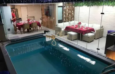 Cobertura ampla à venda no taboão da serra com 3 dormitórios