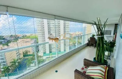 Apartamento amplo à venda no guarujá com 3 dormitórios