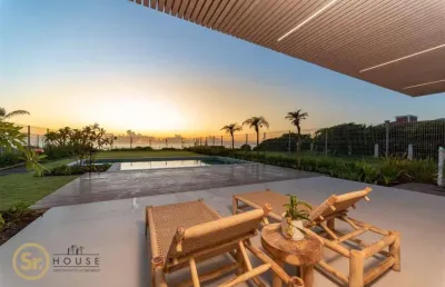 Casa com 4 dormitórios à venda, 458 m² por r$ 22.000.000,00 - praia do estaleiro - balneário camboriú/sc