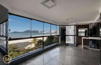 Apartamento com 3 dormitórios para alugar, 150 m² por r$ 15.000/mês - frente mar - balneário camboriú/sc