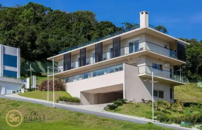 Casa com 5 dormitórios à venda por r$ 7.000.000,00 - praia do estaleiro - balneário camboriú/sc