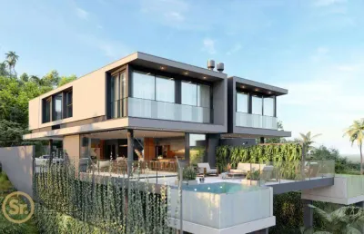 Casa com 4 dormitórios à venda, 376 m² por r$ 6.781.000,00 - canto da praia - itapema/sc