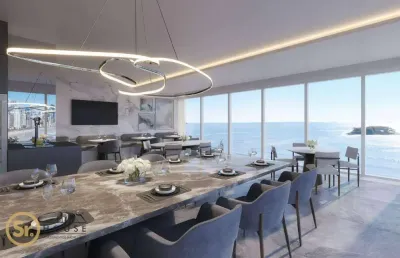 Simplesmente deslumbrante! cobertura duplex com 6 suítes, 686 m² de luxusosidade e legância de frente para o mar da dubai brasileira!
