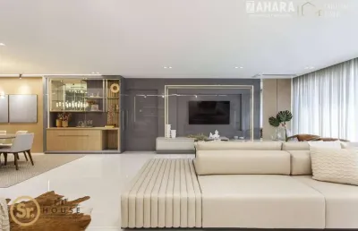 Yach house, mobiliado e decorado para locação, 4 suítes com vista mar, na marina tedesco