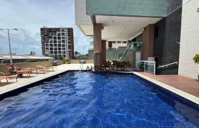 Na beira mar apartamento com 1 dormitório à venda, 49 m² por r$ 650.000 - mucuripe - fortaleza/ce