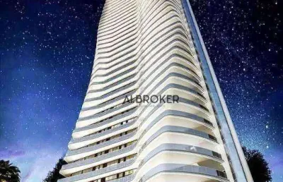 No meireles  apartamento com 5 dormitórios à venda, 420 m² por r$ 10.000.000 - meireles - fortaleza/ce