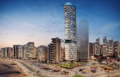 Na beira mar  apartamento com 5 dormitórios à venda, 509 m² por r$ 15.000.000 - meireles - fortaleza/ce