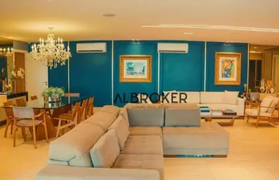 No meireles  apartamento com 4 dormitórios à venda, 264 m² por r$ 3.500.000 - meireles - fortaleza/ce