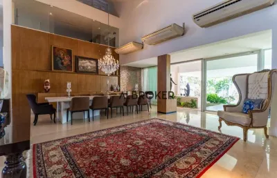 Porteira fechada  casa com 5 dormitórios à venda, 1600 m² por r$ 13.500.000 - de lourdes - fortaleza/ce