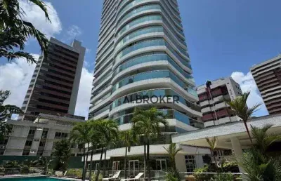 No meireles  apartamento com 4 dormitórios à venda, 339 m² por r$ 4.500.000 - meireles - fortaleza/ce