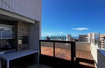 Cobertura com 3 dormitórios à venda, 166 m² por r$ 1.500.000,00 - mucuripe - fortaleza/ce
