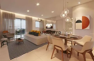 No meireles apartamento com 2 dormitórios à venda, 58 m² por r$ 995.792 - meireles - fortaleza/ce