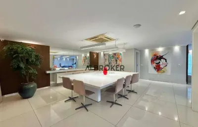 No meireles cobertura com 4 dormitórios à venda, 515 m² por r$ 3.800.000 - meireles - fortaleza/ce