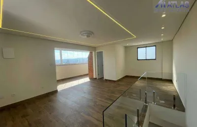 Cobertura com 2 dormitórios, 140 m² - venda por r$ 1.000.000,00 ou aluguel por r$ 5.329,00/mês - vila gustavo - são paulo/sp