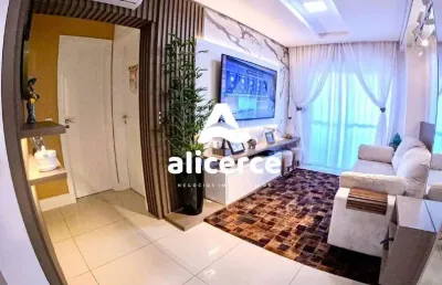 Apartamento mobiliado com 2 dormitórios (1 suíte) e sacada com churrasqueira – florianópolis/sc