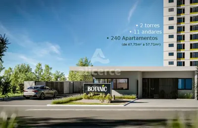 Apartamento em construção, com 2 dormitórios com suíte, vaga livre e sacada com churrasqueira, em são josé - sc