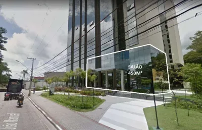 Salão de frente para av joão manoel, 455 m² por r$ 20.000/mês - centro - arujá/sp