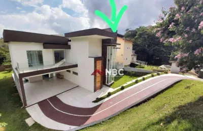 Casa com 4 dormitórios à venda, 360 m² por r$ 2.500.000,00 - reserva ibirapitanga - santa isabel/sp