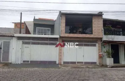 Imóvel composto por 2 casas: uma delas é um sobrado com kitnet e a outra é uma casa individual, 238 m² por r$ 750.000 - jardim rincão - arujá/sp