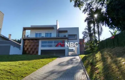 Casa com 4 dormitórios à venda, 600 m² por r$ 6.500.000,00 - arujazinho i - arujá/sp
