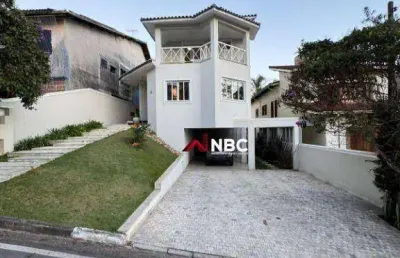 Casa com 4 dormitórios para alugar, 550 m² por r$ 20.000,00/mês - condomínio arujá 5 - arujá/sp