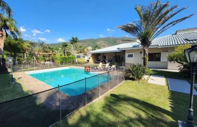 Casa com 7 dormitórios, 600 m² - venda por r$ 5.860.000 ou aluguel por r$ 21.800/mês - condomínio flamboyant - atibaia/sp