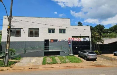 Galpão para alugar, 600 m² por r$ 7.000/mês - chácaras fernão dias - atibaia/sp