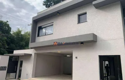 Casa de alto padrão mobiliada com 3 suítes, 203 m² - venda por r$ 1.482.000 ou aluguel por r$ 9.500/mês - jardim ipe - atibaia/sp
