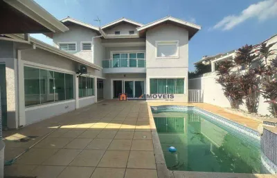 Casa com 3 dormitórios para alugar, 550 m² por r$ 10.306,00/mês - jardim itaperi - atibaia/sp