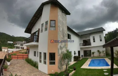 Casa com 4 dormitórios, 545 m² - venda por r$ 1.850.000 ou aluguel por r$ 8.000/mês - estância santa maria do portão - atibaia/sp