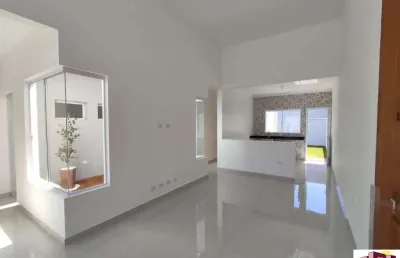 Casa 03 dormitórios, 01 suite, jardim de inverno, acabamento todo em porcelanato em boituva no portal ville jardins