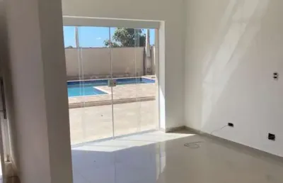 Casa nova, com piscina, 3 dorm, 1 suíte, área gourmet, portal ville azaléia, boituva