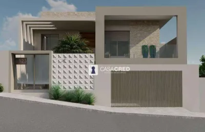 Casa com 4 dormitórios à venda, 260 m² por r$ 1.450.000 - alta villa - varginha/mg