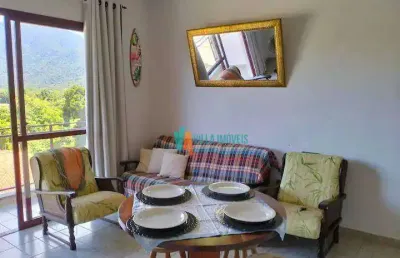 Apartamento com 2 dormitórios à venda, 80 m² por r$ 600.000 - massaguaçu - caraguatatuba/sp