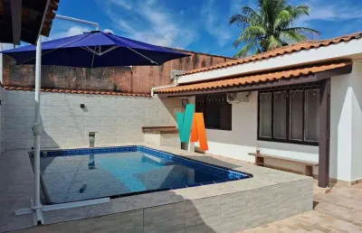 Casa com 3 dormitórios à venda, 128 m² por r$ 500.000 - porto novo - caraguatatuba/sp