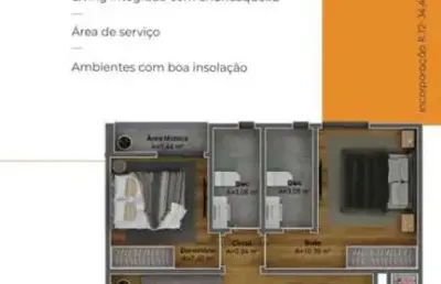 Apartamento com 2 quartos à venda no santa terezinha, brusque , 63 m2 por r$ 498.987