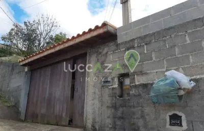 Casa à venda em santa branca-sp, jardim são josé: 2 quartos, 1 sala, 1 banheiro, 2 vagas, 110 m² de área.