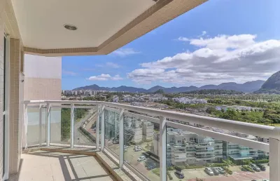 Cobertura com 2 quartos à venda na rua alfredo lopes de souza, recreio dos bandeirantes, rio de janeiro, 140 m2 por r$ 838.000