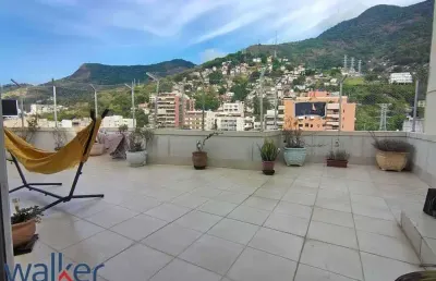Cobertura com 2 quartos à venda na rua conde de bonfim, tijuca, rio de janeiro, 148 m2 por r$ 820.000