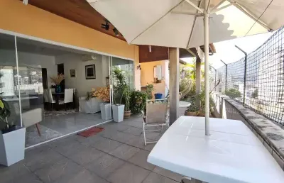 Cobertura com 6 quartos à venda na rua barão de mesquita, grajaú, rio de janeiro, 230 m2 por r$ 890.000