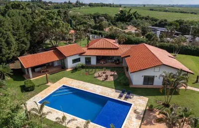 Chácara com 6 dormitórios à venda, 5000 m² por r$ 5.980.000,00 - recanto das flores - indaiatuba/sp