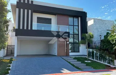 Tauá - tangará - casa alto padrão para locação no parque tauá tangará em londrina, com 3 quartos, sendo 3 suítes.