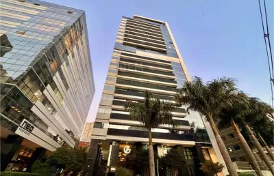 Apartamento estúdio mobiliado para alugar no centro cívico - condomínio clube